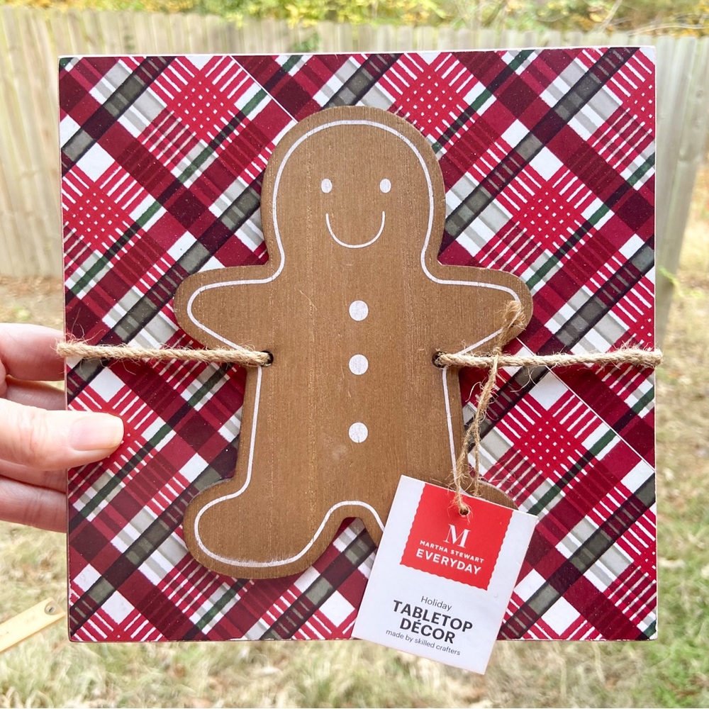 Martha Stewart Everyday Holiday Tabletop Decor for Christmas Kitchen Decor NWT